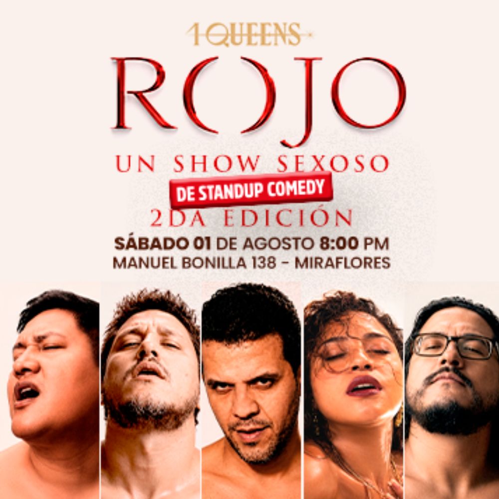 Rojo un Show Sexoso - Flyer Oficial Stand-up Comedy